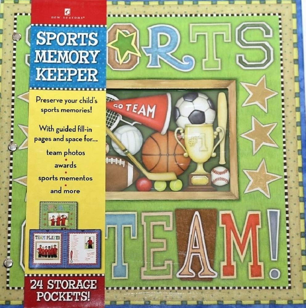 New Seasons Sports Memory Keeper Album 1 Count (Pack of 1) - Multicolor