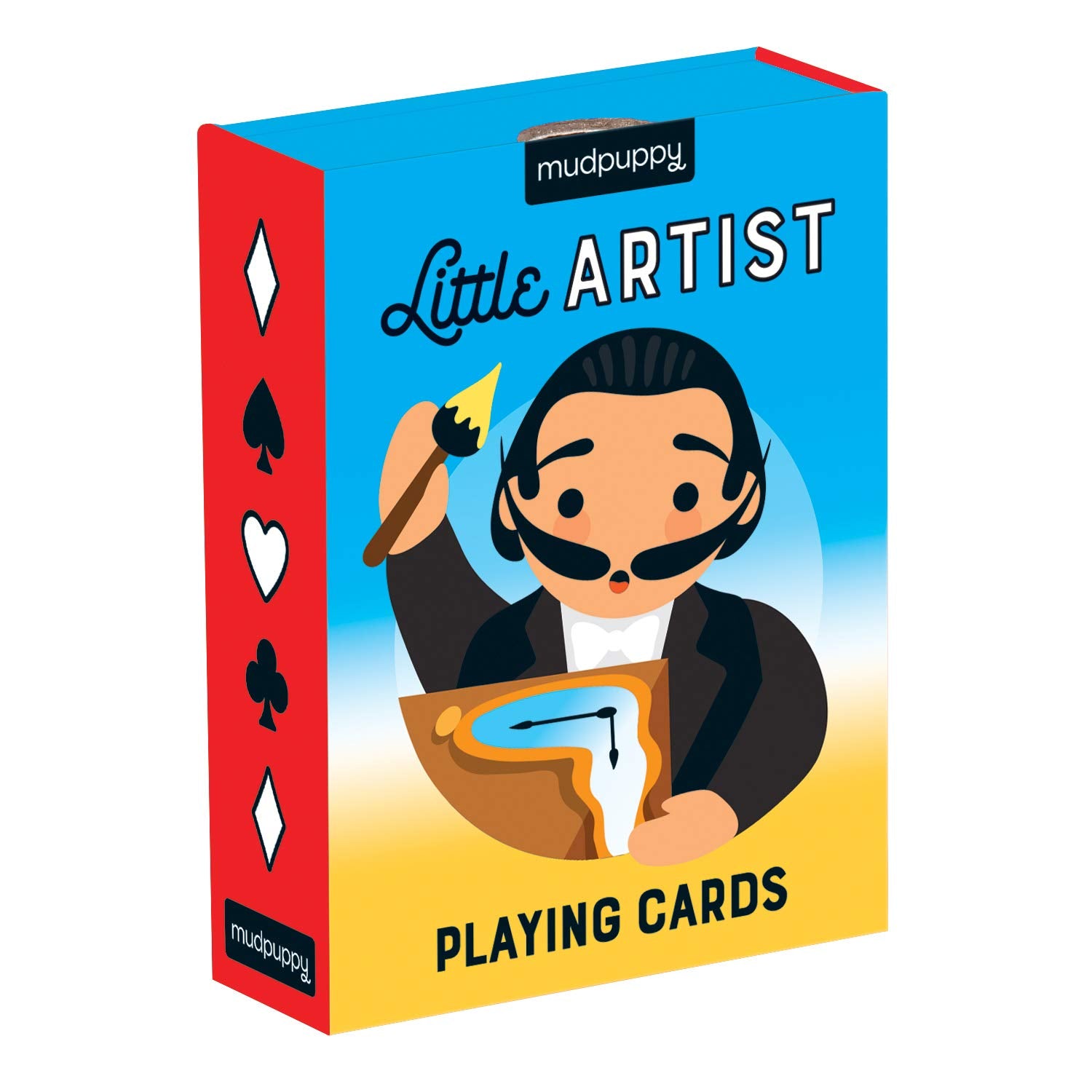 Mudpuppy Little Artist Playing Cards – Unique Playing Cards for Kids and Families – Features Colorful Illustrations of Inspiring Artists, Kids Playing Cards with Storage Box, Makes a Great Gift Idea, Multicolor